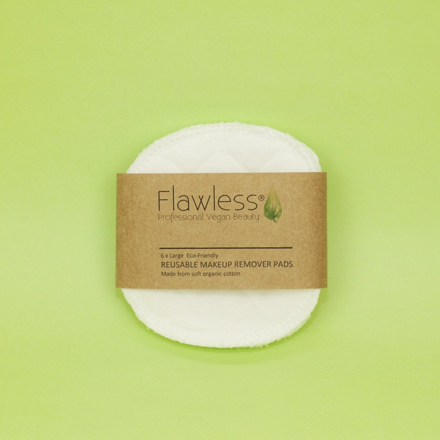 Reusable Organic Cotton Makeup Remover Pads x 6