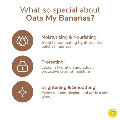 Oats My Bananas Sheet Mask - Soothing & Protecting