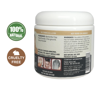 Chia & Maca Healing Bentonite Clay Natural Face Mask Powder, 1 Pound