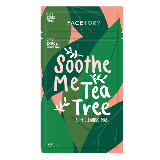 Soothe Me Tea Tree 2-Step Sheet Mask - Soothing & Clearing