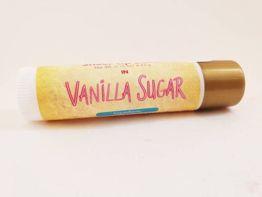 Lip Balm-All Natural Lip Balm-Vanilla Sugar Lip Balm-Lip Gloss