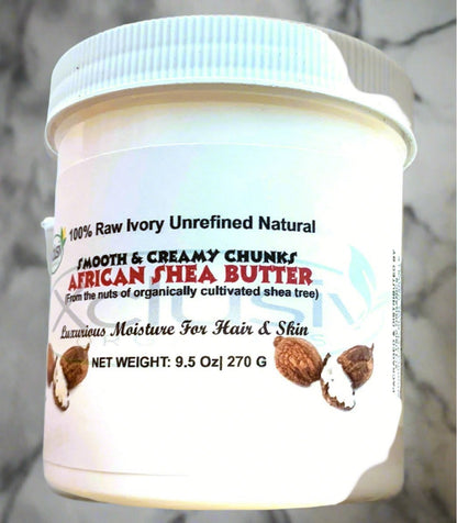 Raw Unrefined African Ghana Shea Butter Virgin Ivory Fair Trade